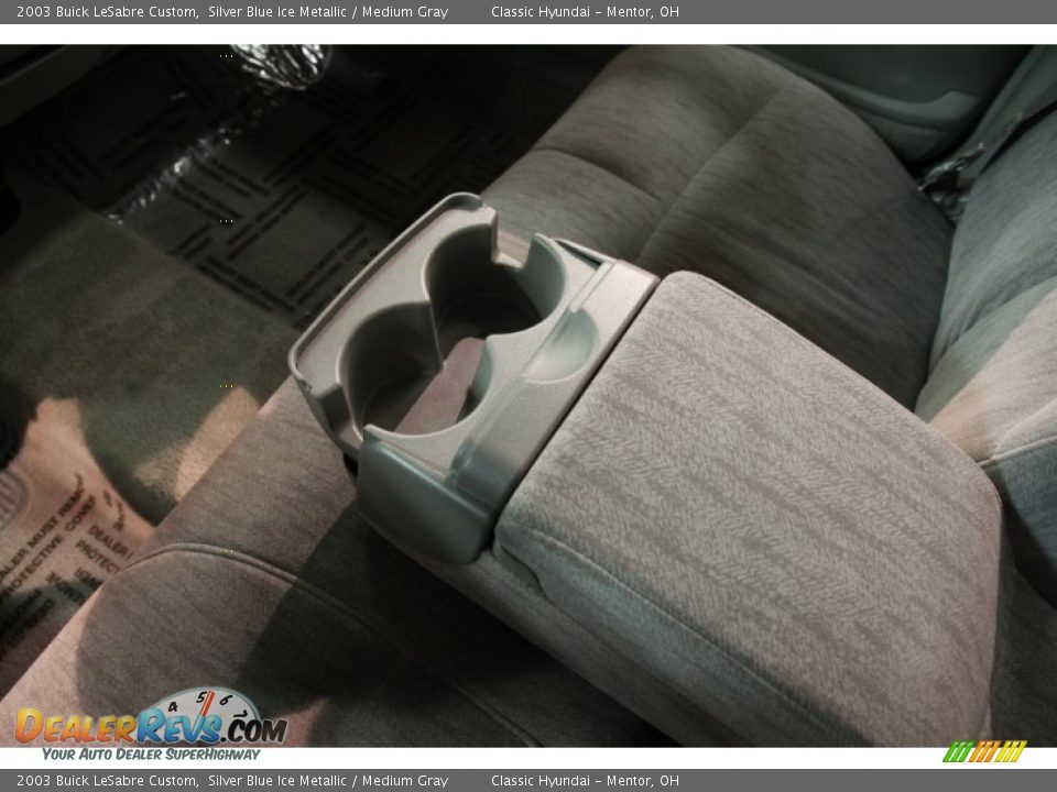 2003 Buick LeSabre Custom Silver Blue Ice Metallic / Medium Gray Photo #11