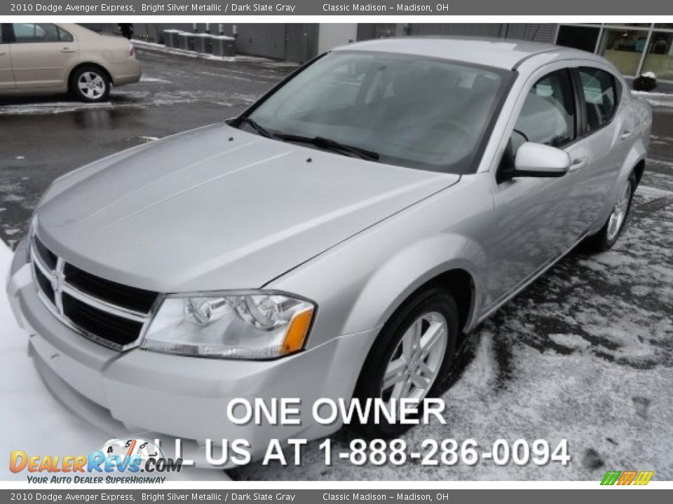 2010 Dodge Avenger Express Bright Silver Metallic / Dark Slate Gray Photo #1