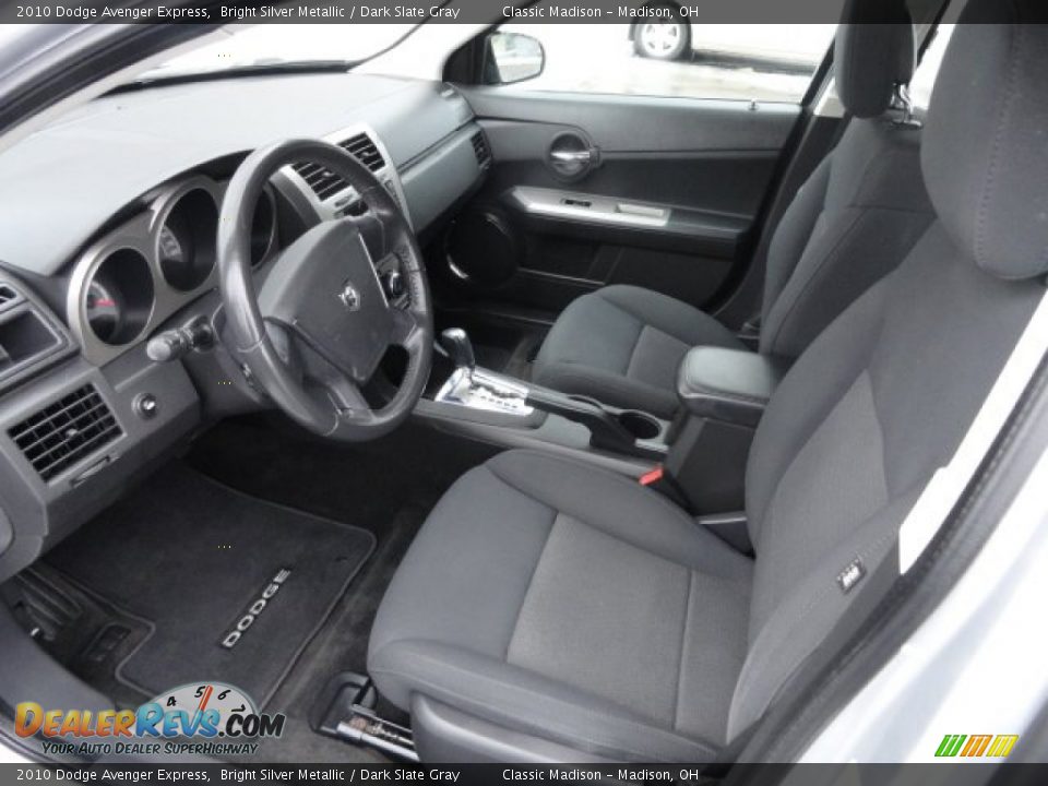 2010 Dodge Avenger Express Bright Silver Metallic / Dark Slate Gray Photo #4