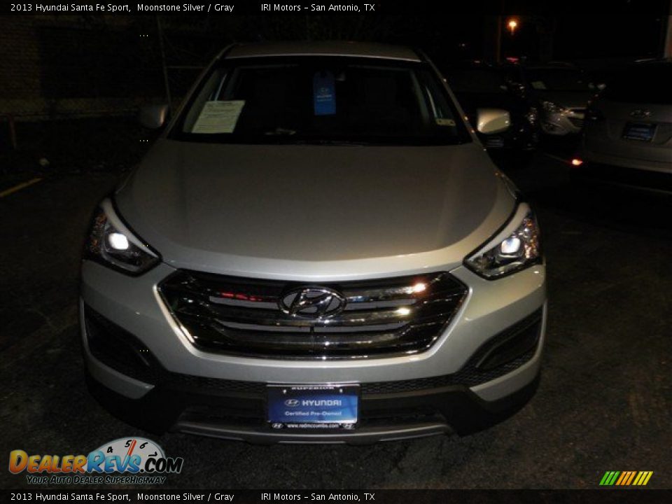 2013 Hyundai Santa Fe Sport Moonstone Silver / Gray Photo #2