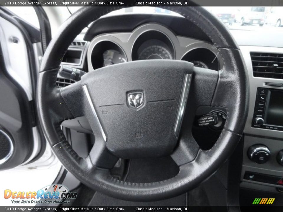 2010 Dodge Avenger Express Bright Silver Metallic / Dark Slate Gray Photo #7