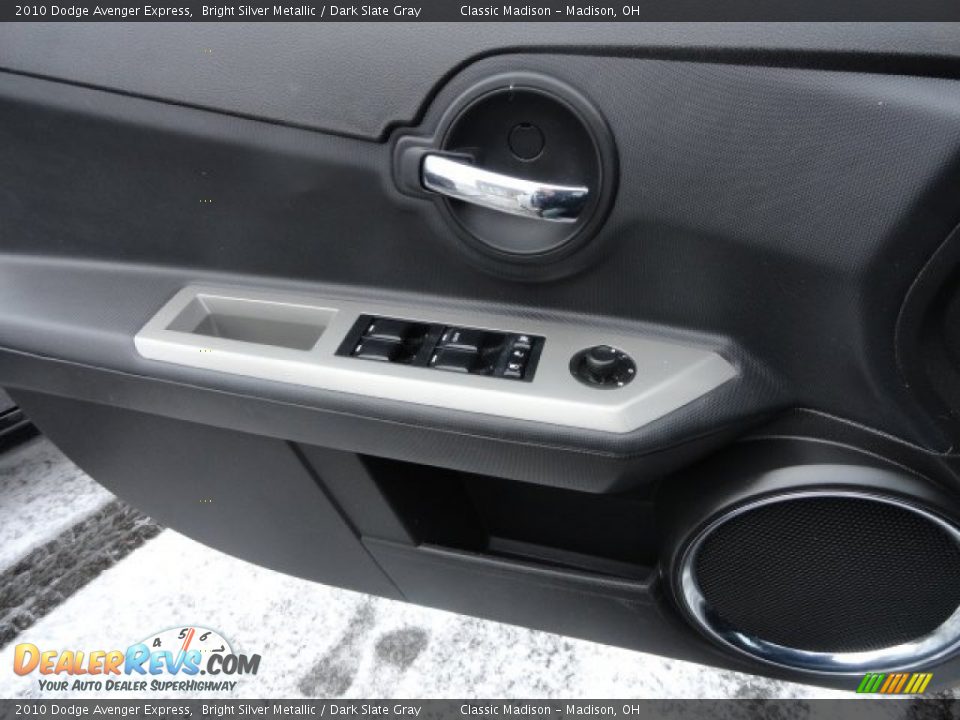 2010 Dodge Avenger Express Bright Silver Metallic / Dark Slate Gray Photo #8