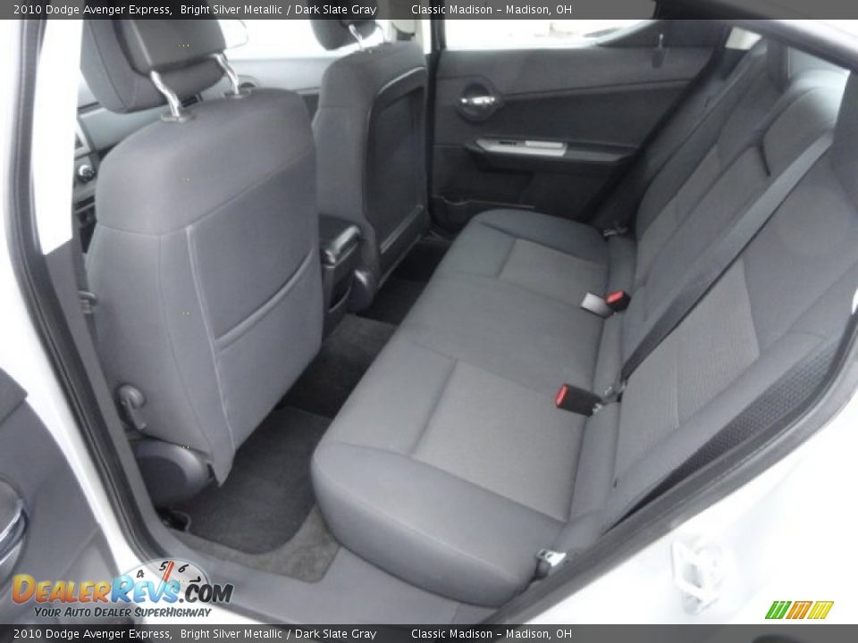 2010 Dodge Avenger Express Bright Silver Metallic / Dark Slate Gray Photo #9