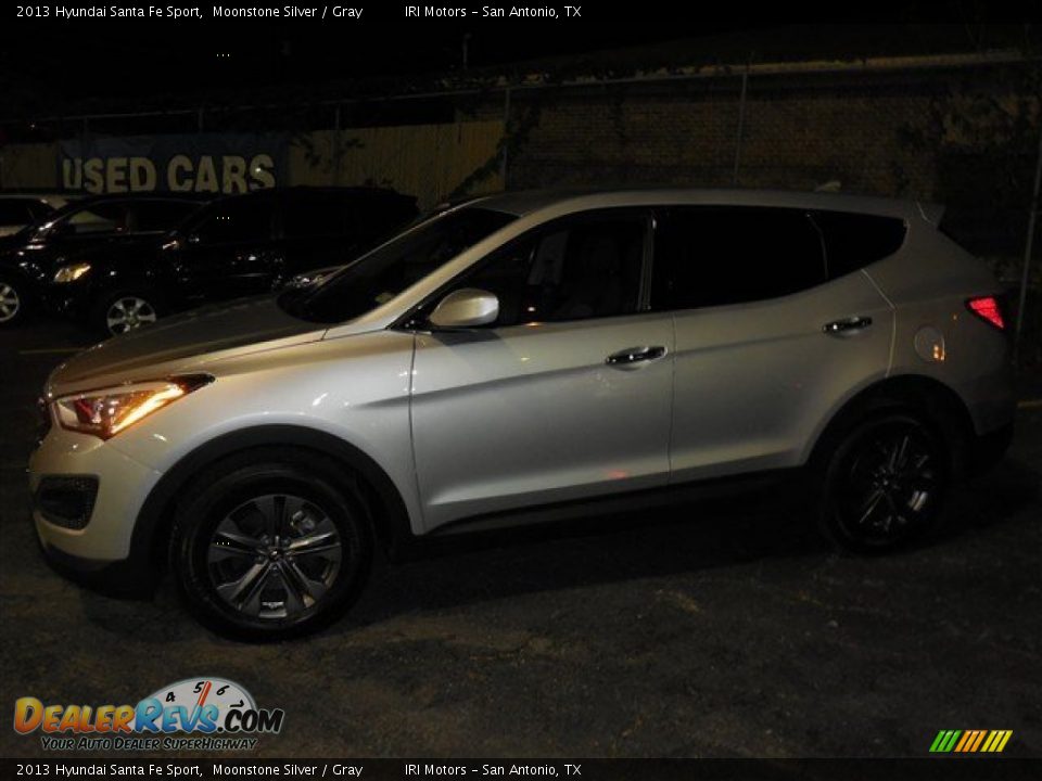 2013 Hyundai Santa Fe Sport Moonstone Silver / Gray Photo #6