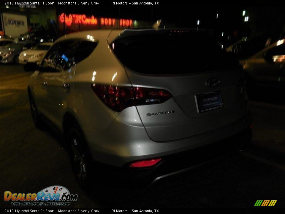 2013 Hyundai Santa Fe Sport Moonstone Silver / Gray Photo #7