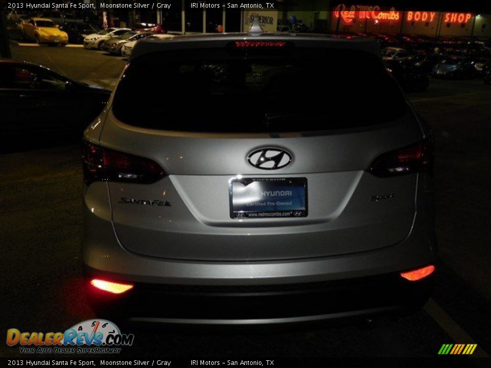 2013 Hyundai Santa Fe Sport Moonstone Silver / Gray Photo #8