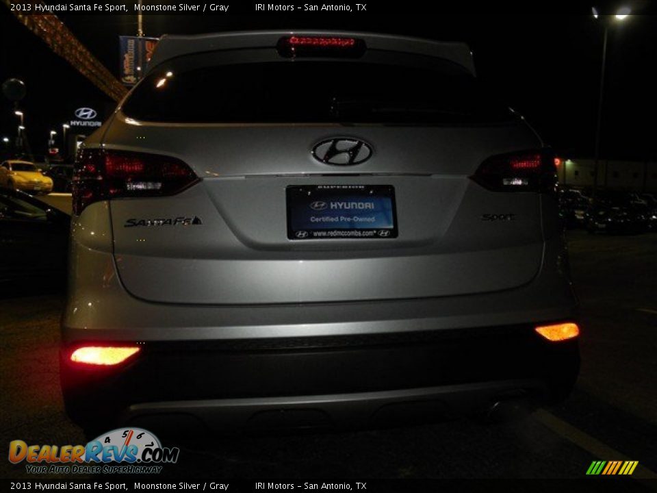 2013 Hyundai Santa Fe Sport Moonstone Silver / Gray Photo #9