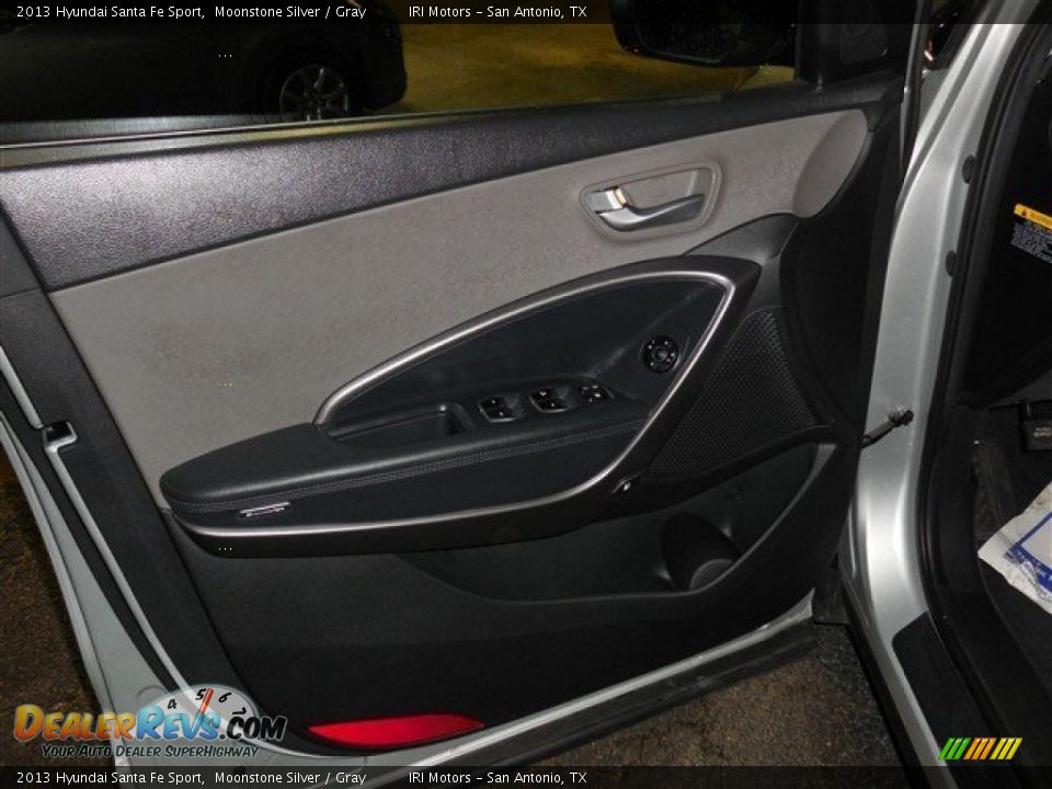 2013 Hyundai Santa Fe Sport Moonstone Silver / Gray Photo #11