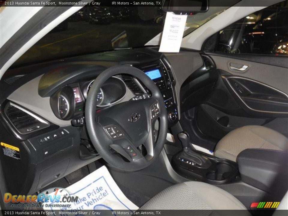 2013 Hyundai Santa Fe Sport Moonstone Silver / Gray Photo #12
