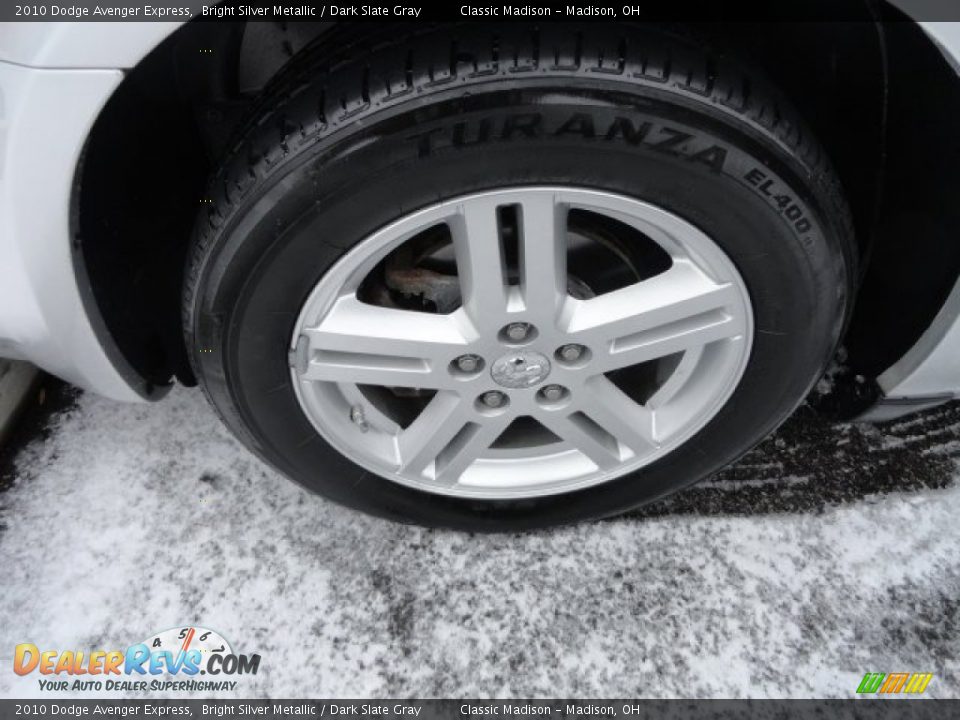 2010 Dodge Avenger Express Bright Silver Metallic / Dark Slate Gray Photo #16