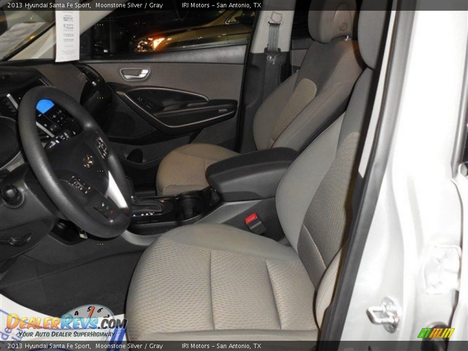 2013 Hyundai Santa Fe Sport Moonstone Silver / Gray Photo #13