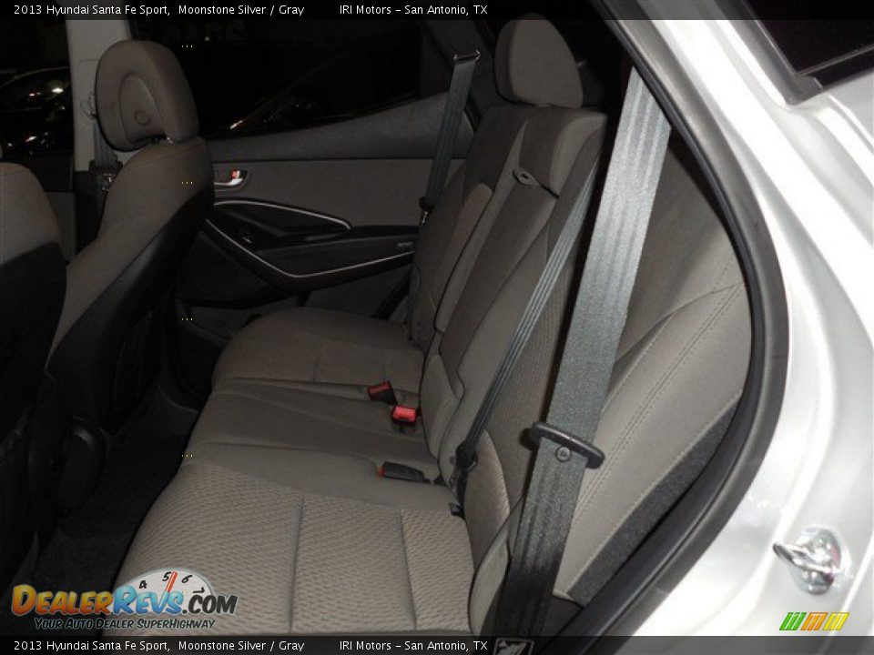 2013 Hyundai Santa Fe Sport Moonstone Silver / Gray Photo #15