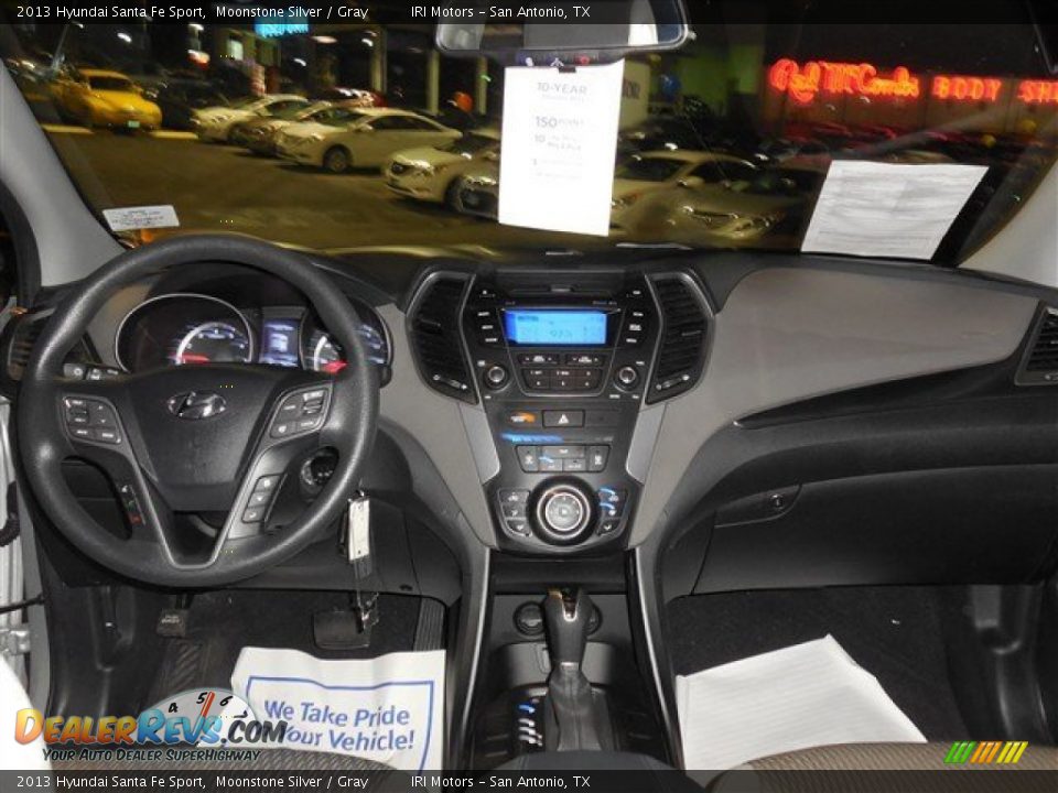2013 Hyundai Santa Fe Sport Moonstone Silver / Gray Photo #16