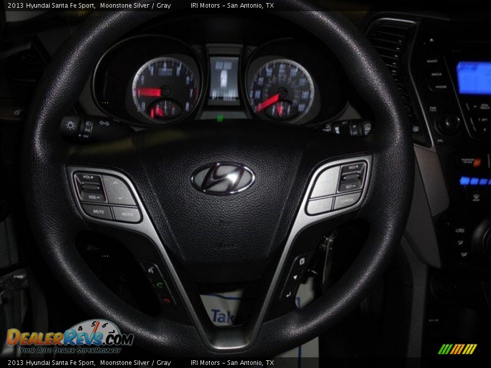 2013 Hyundai Santa Fe Sport Moonstone Silver / Gray Photo #20