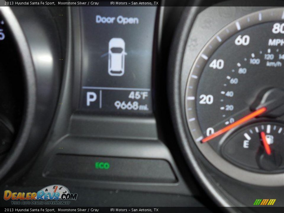 2013 Hyundai Santa Fe Sport Moonstone Silver / Gray Photo #25