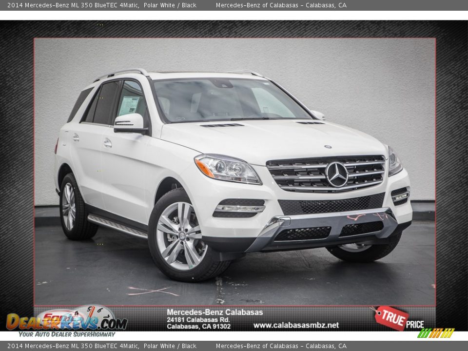 2014 Mercedes-Benz ML 350 BlueTEC 4Matic Polar White / Black Photo #1