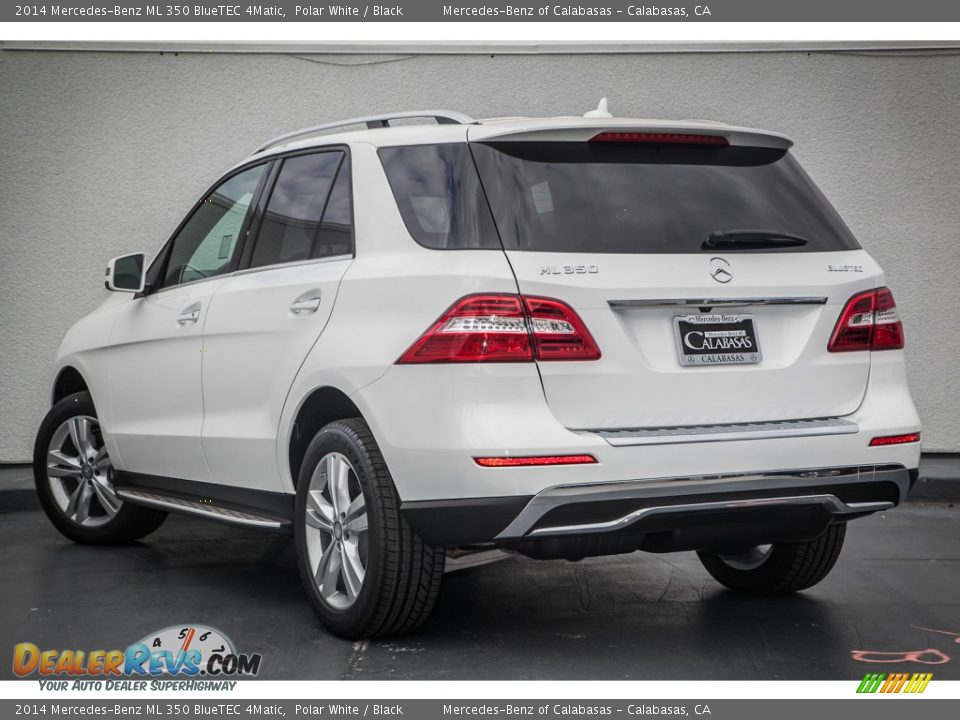 2014 Mercedes-Benz ML 350 BlueTEC 4Matic Polar White / Black Photo #2