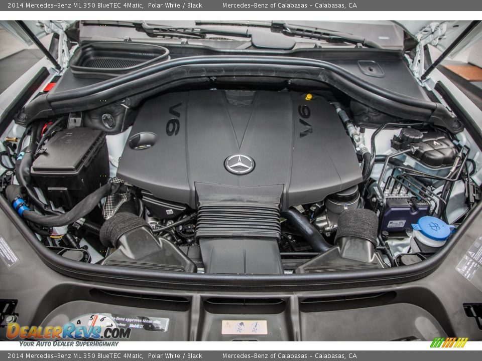 2014 Mercedes-Benz ML 350 BlueTEC 4Matic Polar White / Black Photo #9