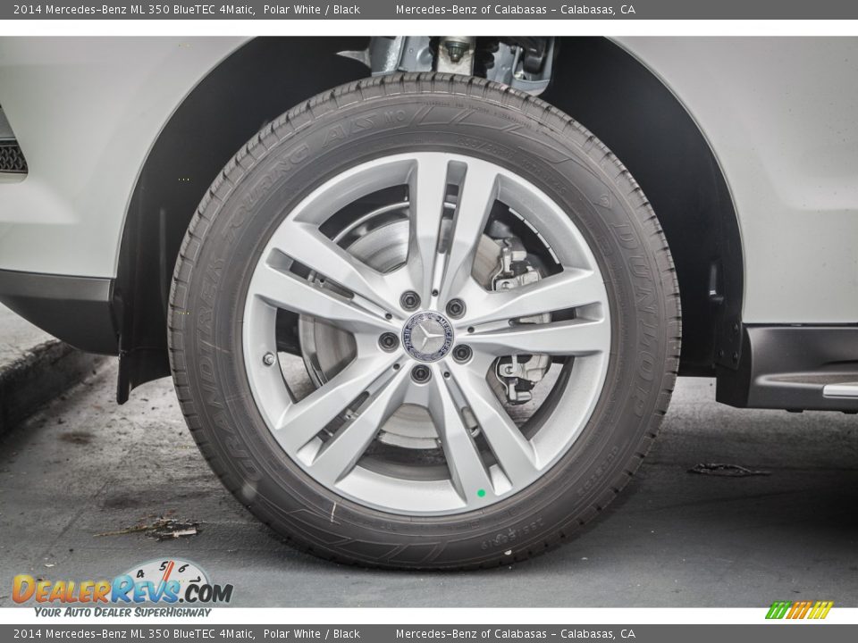 2014 Mercedes-Benz ML 350 BlueTEC 4Matic Polar White / Black Photo #10