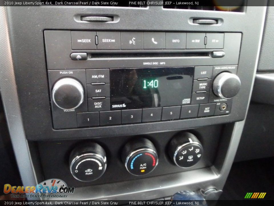 2010 Jeep Liberty Sport 4x4 Dark Charcoal Pearl / Dark Slate Gray Photo #17