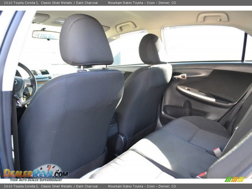 2010 Toyota Corolla S Classic Silver Metallic / Dark Charcoal Photo #17
