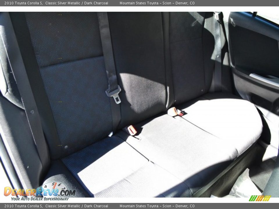 2010 Toyota Corolla S Classic Silver Metallic / Dark Charcoal Photo #19