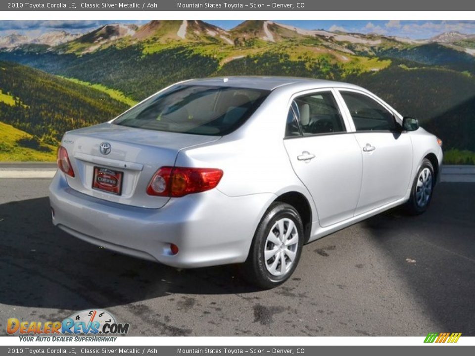 2010 Toyota Corolla LE Classic Silver Metallic / Ash Photo #3