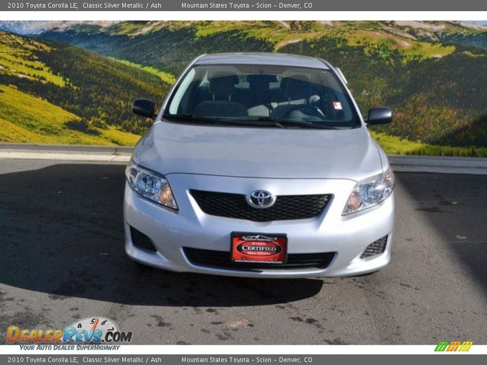 2010 Toyota Corolla LE Classic Silver Metallic / Ash Photo #4