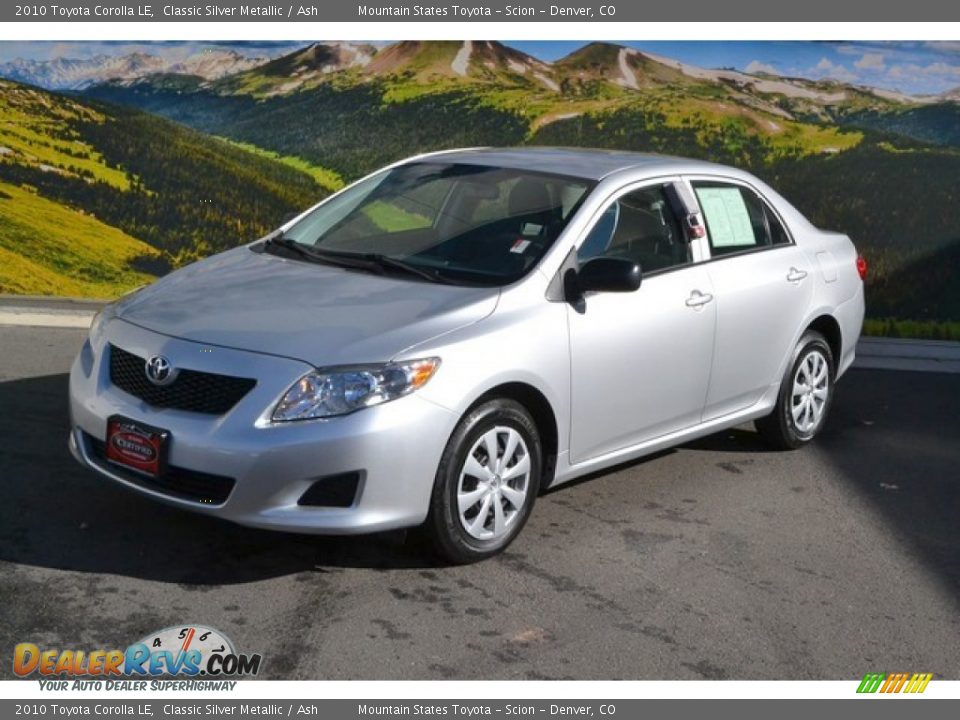 2010 Toyota Corolla LE Classic Silver Metallic / Ash Photo #5