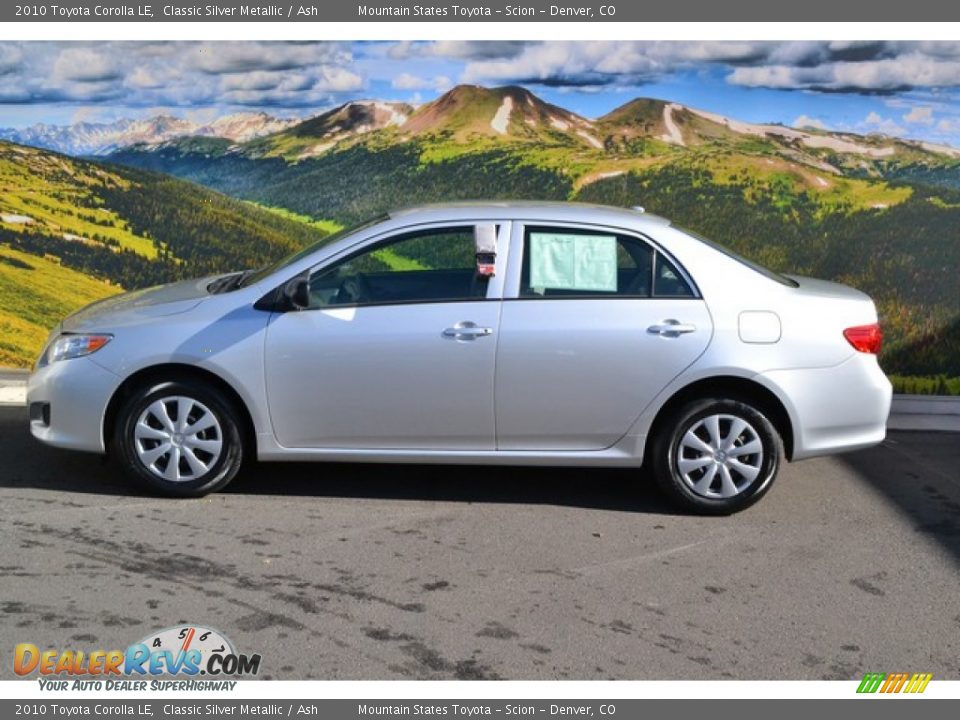2010 Toyota Corolla LE Classic Silver Metallic / Ash Photo #6