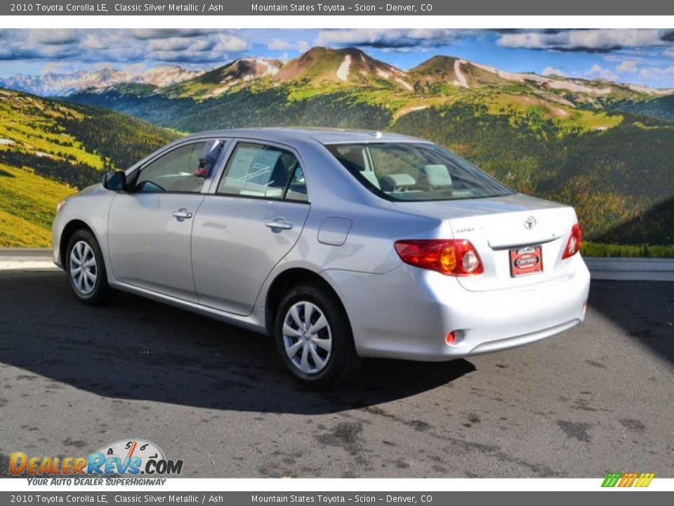 2010 Toyota Corolla LE Classic Silver Metallic / Ash Photo #7