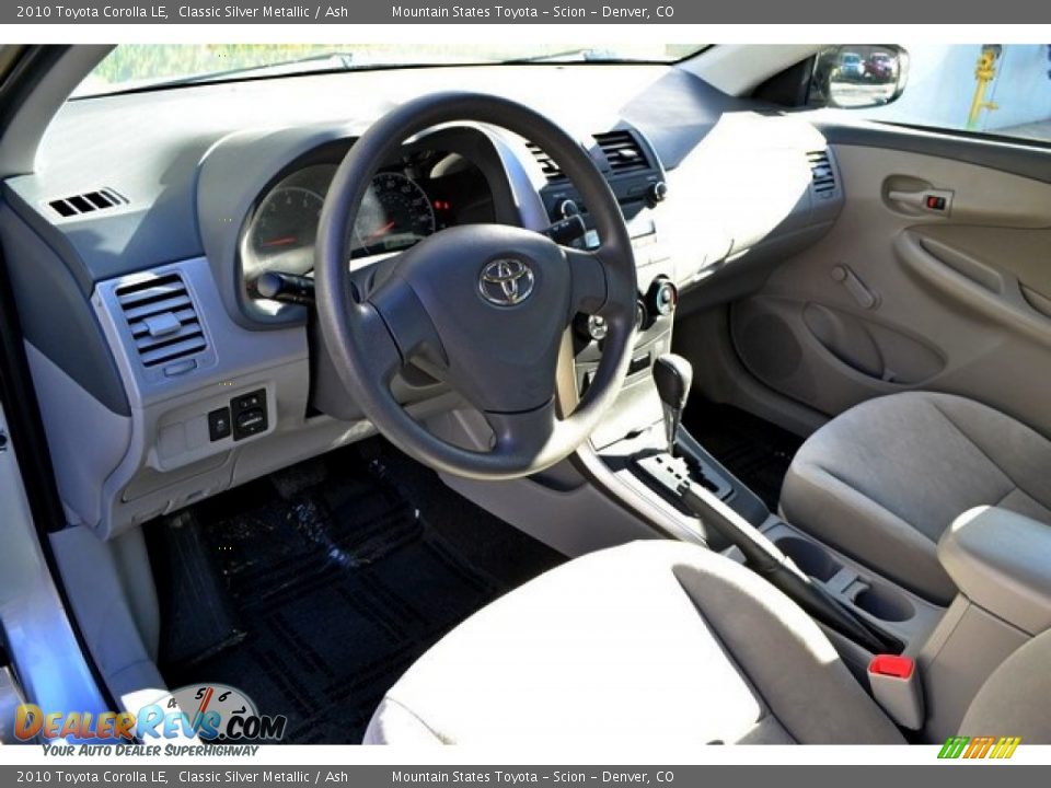 2010 Toyota Corolla LE Classic Silver Metallic / Ash Photo #9