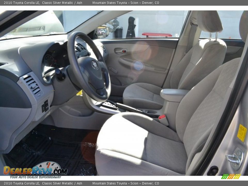 2010 Toyota Corolla LE Classic Silver Metallic / Ash Photo #10