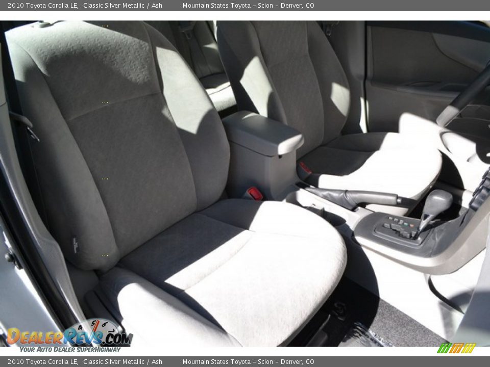 2010 Toyota Corolla LE Classic Silver Metallic / Ash Photo #16