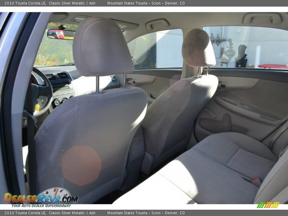 2010 Toyota Corolla LE Classic Silver Metallic / Ash Photo #17