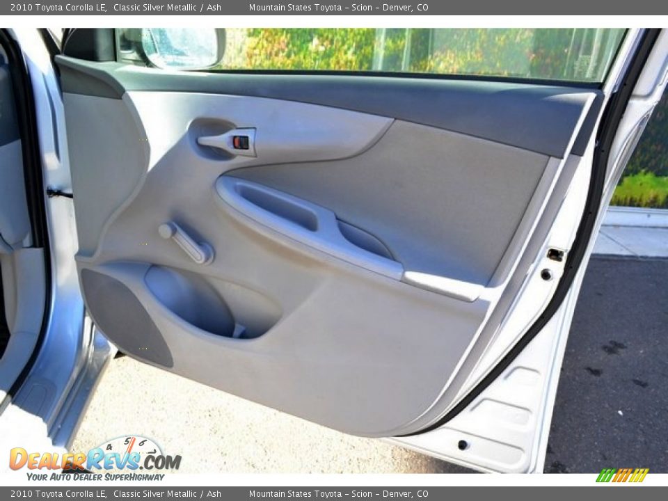 2010 Toyota Corolla LE Classic Silver Metallic / Ash Photo #22