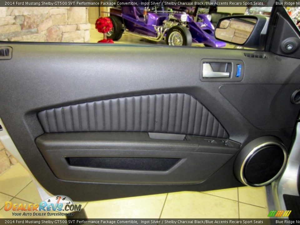Door Panel of 2014 Ford Mustang Shelby GT500 SVT Performance Package Convertible Photo #17