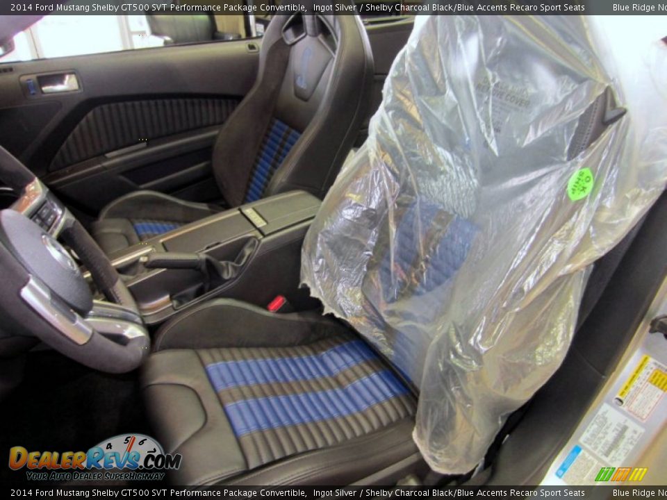 Front Seat of 2014 Ford Mustang Shelby GT500 SVT Performance Package Convertible Photo #19