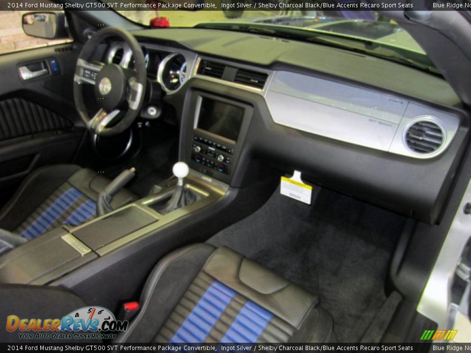 Dashboard of 2014 Ford Mustang Shelby GT500 SVT Performance Package Convertible Photo #20