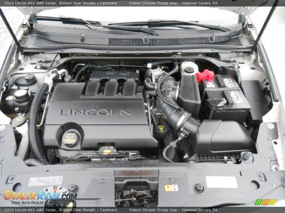 2009 Lincoln MKS AWD Sedan Brilliant Silver Metallic / Cashmere Photo #20