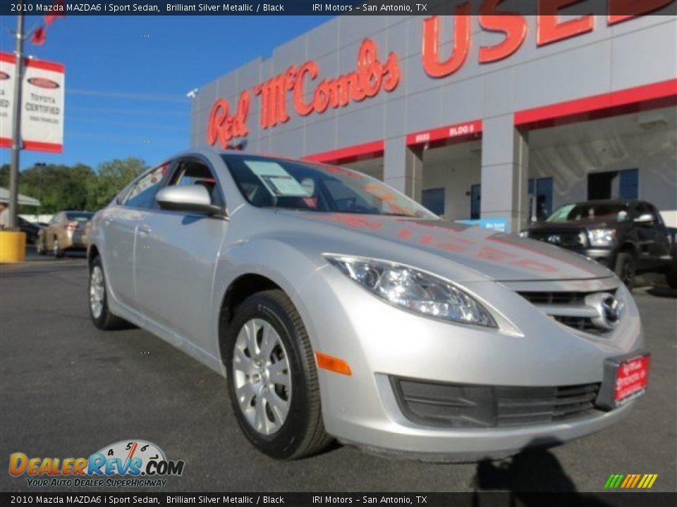 2010 Mazda MAZDA6 i Sport Sedan Brilliant Silver Metallic / Black Photo #1