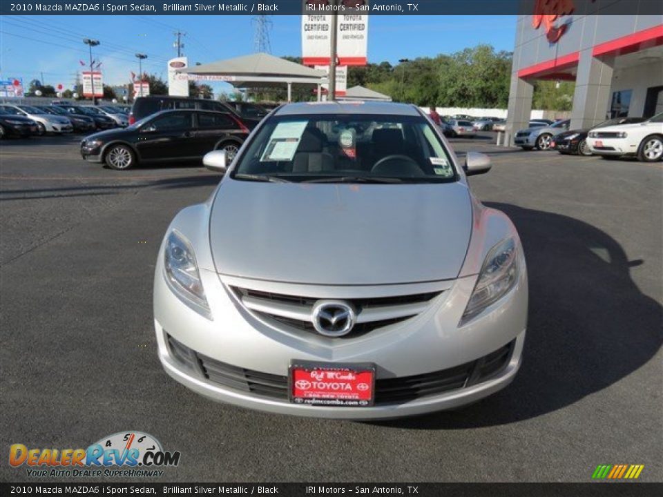 2010 Mazda MAZDA6 i Sport Sedan Brilliant Silver Metallic / Black Photo #2