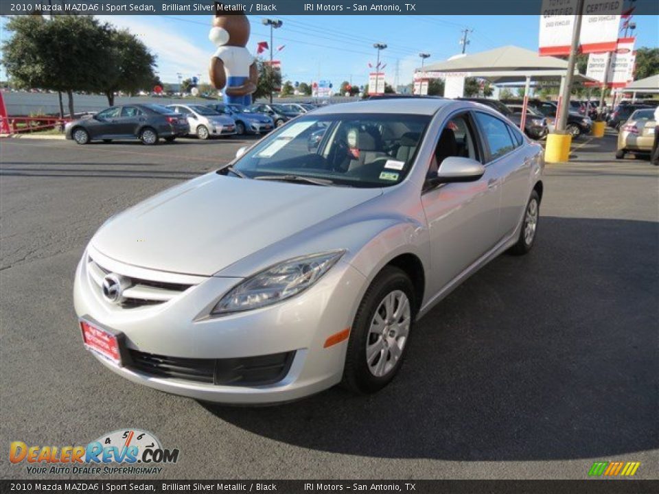 2010 Mazda MAZDA6 i Sport Sedan Brilliant Silver Metallic / Black Photo #3