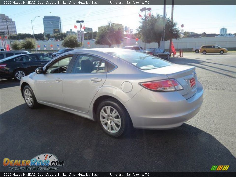 2010 Mazda MAZDA6 i Sport Sedan Brilliant Silver Metallic / Black Photo #5