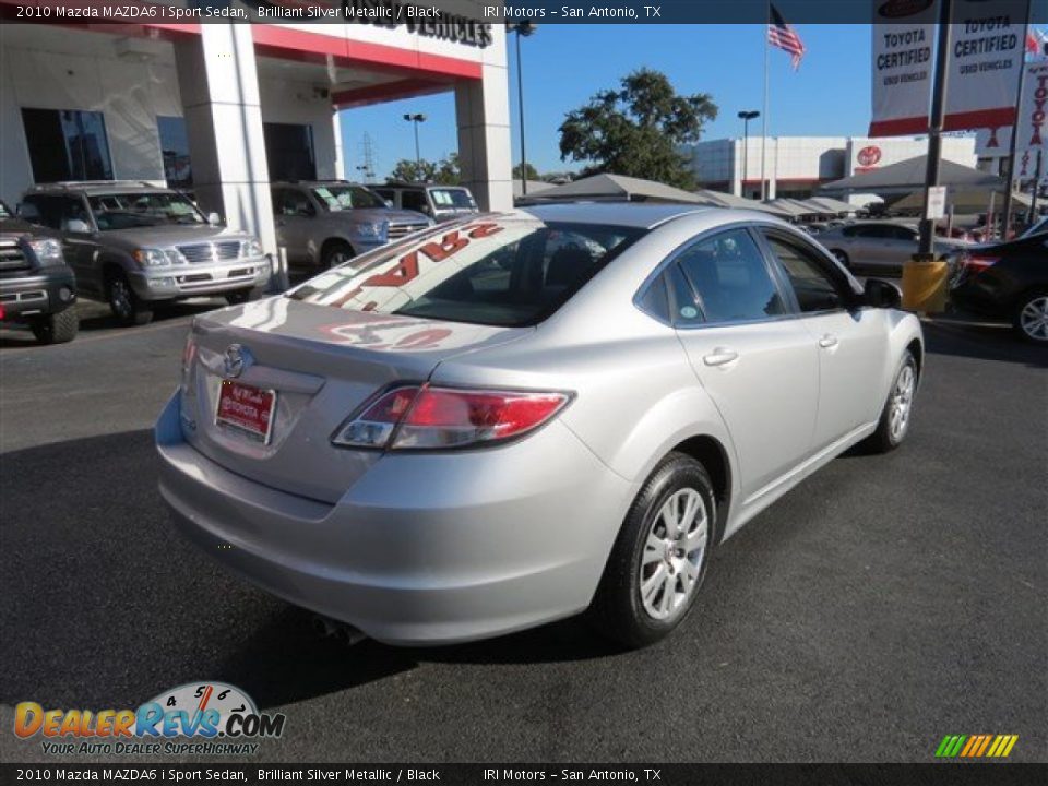 2010 Mazda MAZDA6 i Sport Sedan Brilliant Silver Metallic / Black Photo #7