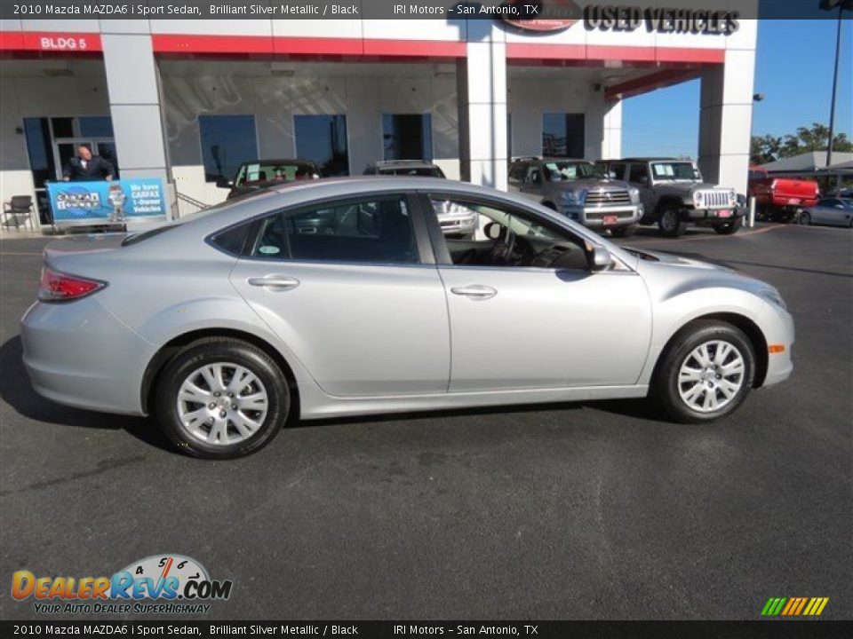 2010 Mazda MAZDA6 i Sport Sedan Brilliant Silver Metallic / Black Photo #8