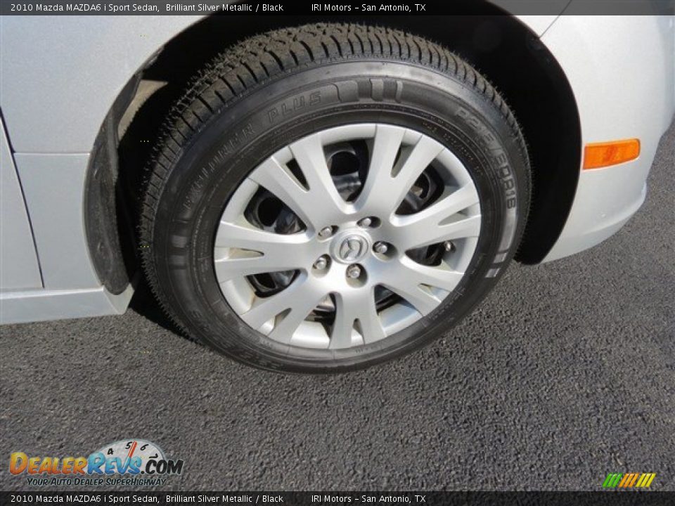 2010 Mazda MAZDA6 i Sport Sedan Brilliant Silver Metallic / Black Photo #9