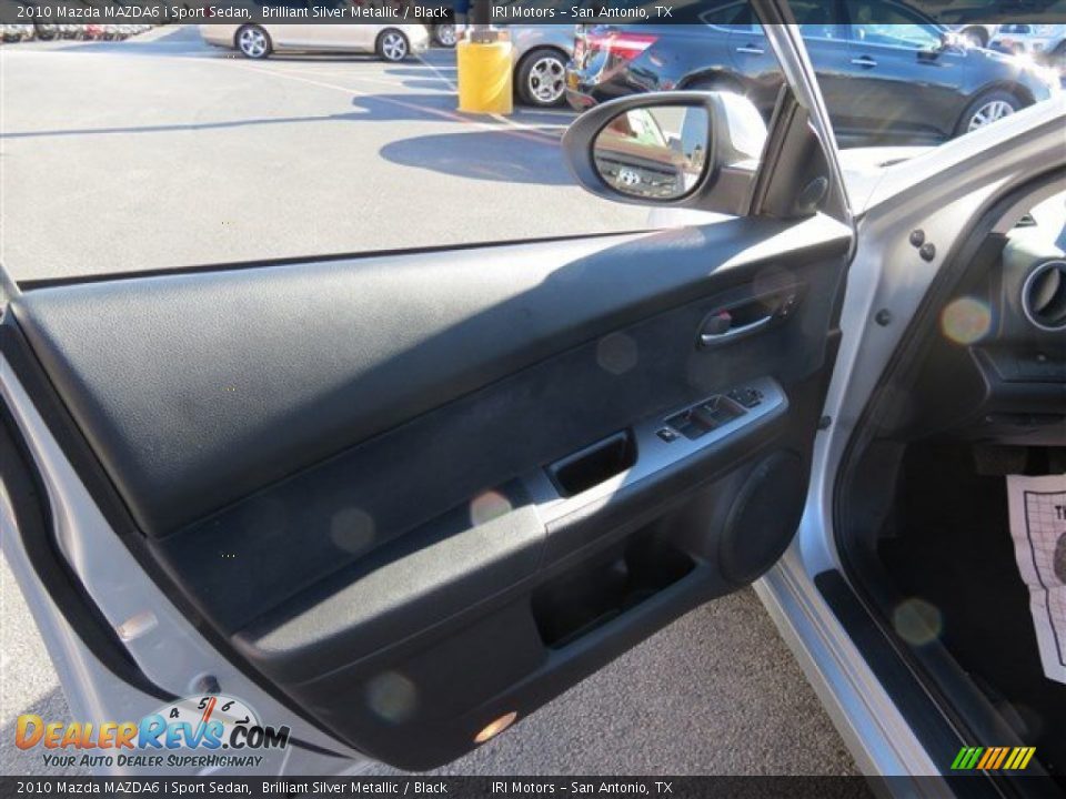 2010 Mazda MAZDA6 i Sport Sedan Brilliant Silver Metallic / Black Photo #10