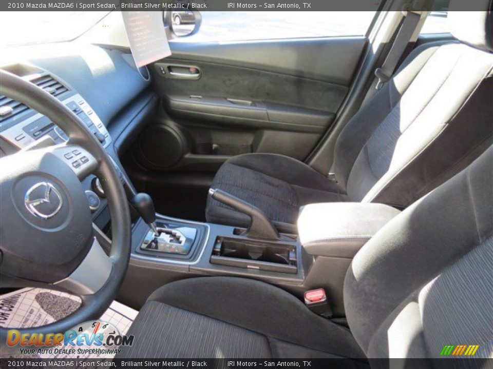 2010 Mazda MAZDA6 i Sport Sedan Brilliant Silver Metallic / Black Photo #11