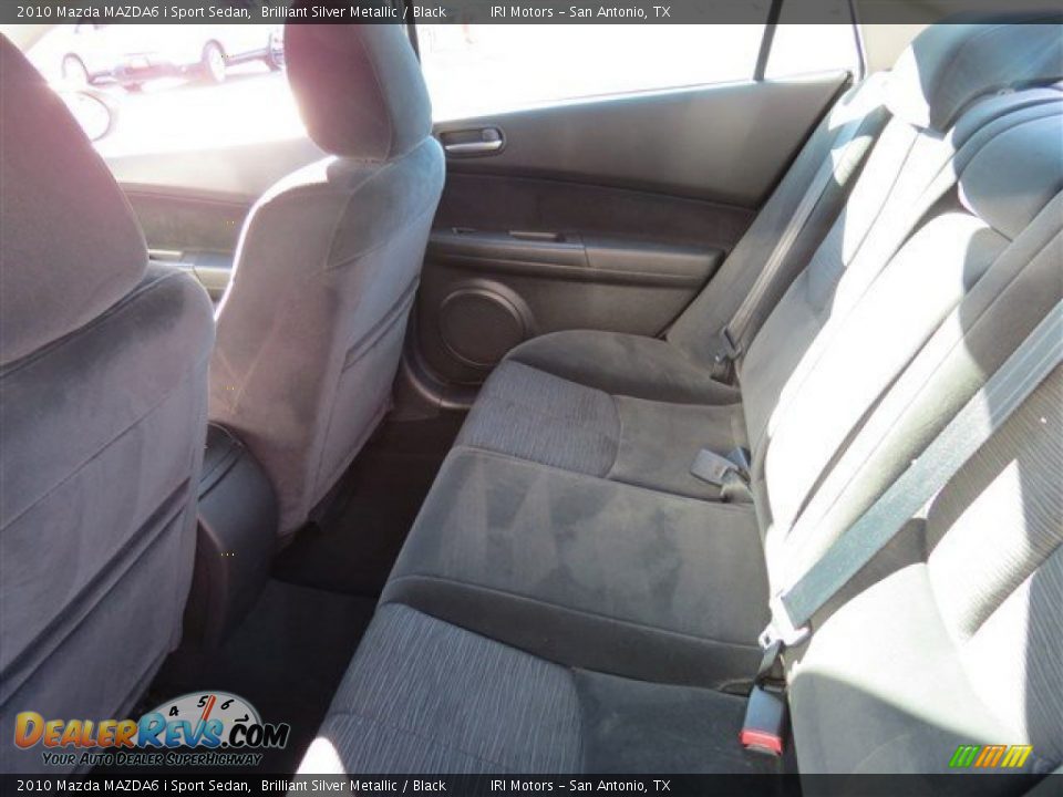 2010 Mazda MAZDA6 i Sport Sedan Brilliant Silver Metallic / Black Photo #12